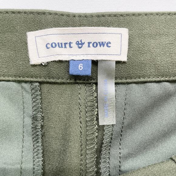 NEW Court & Rowe Womens 6 Kinsey Pant Olive Fern Green Career Trouser Stretchy - Picture 9 of 11